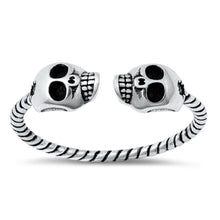 Load image into Gallery viewer, Sterling Silver Skulls Ring - silverdepot