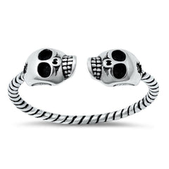 Sterling Silver Skulls Ring