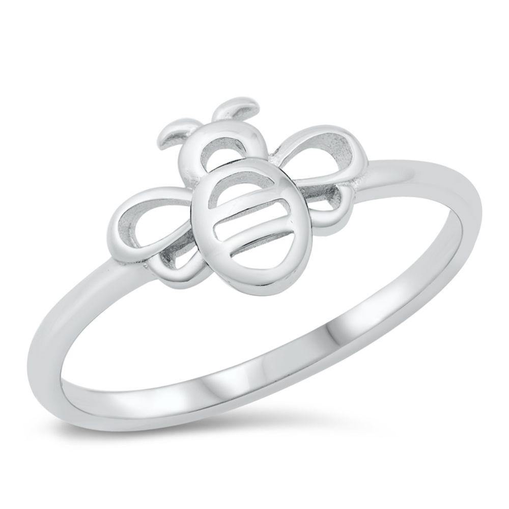 Sterling Silver Bumblebee Ring