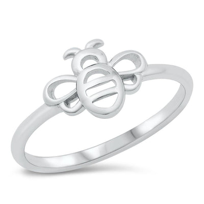 Sterling Silver Bumblebee Ring - silverdepot