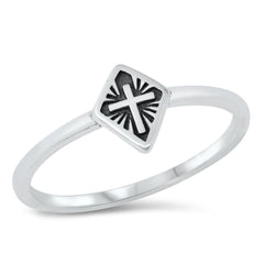 Sterling Silver Cross Ring