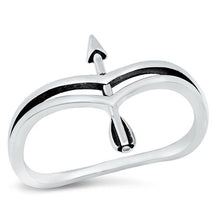 Load image into Gallery viewer, Sterling Silver Oxidized Arrow Ring
