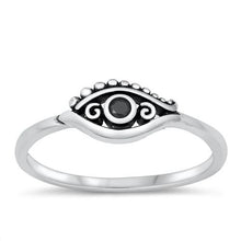 Load image into Gallery viewer, Sterling Silver Oxidized Eye Ring