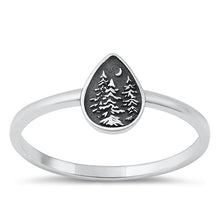 Load image into Gallery viewer, Sterling Silver Oxidized Forest Tree Ring