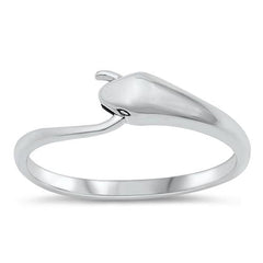 Sterling Silver Oxidized Snake Ring-5.4mm