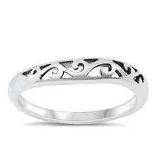 Load image into Gallery viewer, Sterling Silver Oxidized Vines Ring