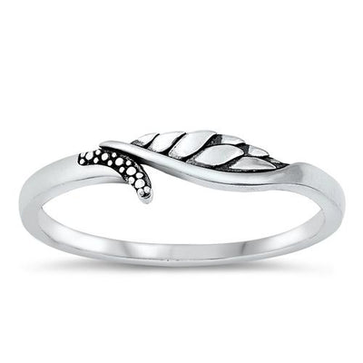 Sterling Silver Oxidized Wing Ring