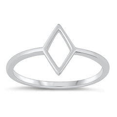 Sterling Silver Oxidized Diamond Ring