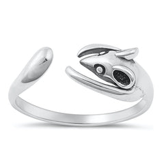 Sterling Silver Oxidized Mouse Ring