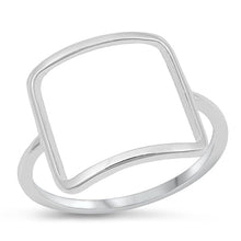 Load image into Gallery viewer, Sterling Silver Rhodium Plated Ring-16.2mm