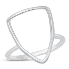 Load image into Gallery viewer, Sterling Silver Rhodium Plated Plain Ring
