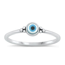 Load image into Gallery viewer, sterling-silver-oxidized-mother-of-pearl-evil-eye-ring-4.6mm
