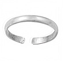 Load image into Gallery viewer, Sterling Silver 2.5mm Curve Shape Toe Ring