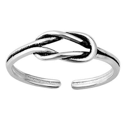 Sterling Silver Knot Toe Ring