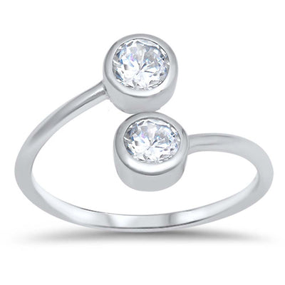 Sterling Silver Round Toe Ring