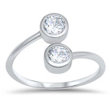 Sterling Silver Round Toe Ring