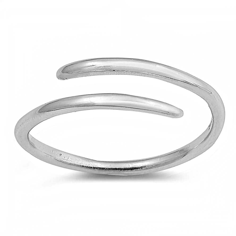 Sterling Silver Wraparound Toe Ring