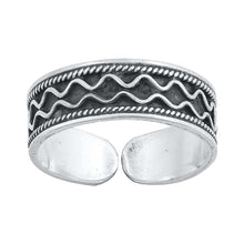 Load image into Gallery viewer, Sterling Silver Bali Design Toe Ring