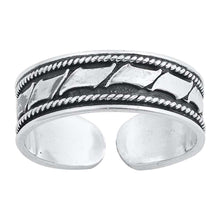 Load image into Gallery viewer, Sterling Silver Bali Design Toe Ring