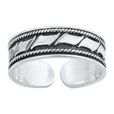 Sterling Silver Bali Design Toe Ring