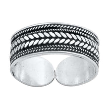 Load image into Gallery viewer, Sterling Silver Bali Design Toe Ring