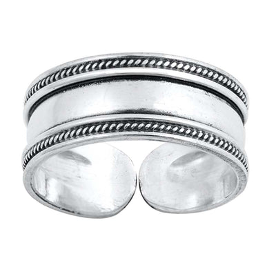 Sterling Silver Handmade Bali Design Toe Ring
