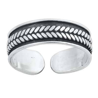 Sterling Silver Handmade Bali Design Toe Ring