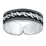 Sterling Silver Bali Design Toe Ring