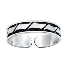 Load image into Gallery viewer, Sterling Silver Bali Design Toe Ring