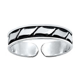 Sterling Silver Bali Design Toe Ring