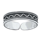 Sterling Silver Bali Design Toe Ring