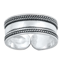 Load image into Gallery viewer, Sterling Silver Handmade Bali Design Toe Ring