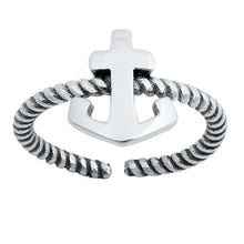 Load image into Gallery viewer, Sterling Silver Anchor Toe Ring