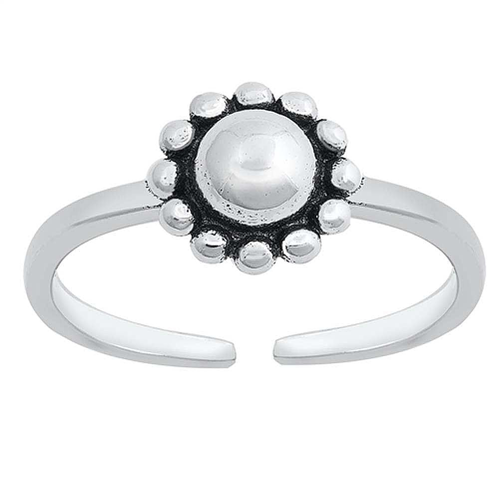 Sterling Silver Bali Toe Ring