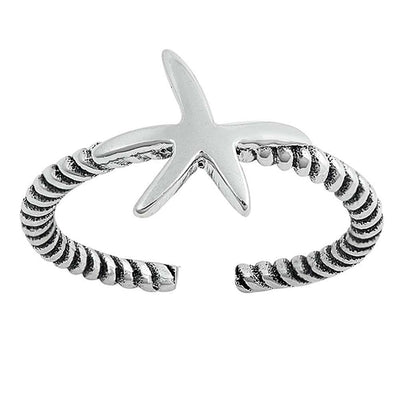Sterling Silver Starfish Toe Ring