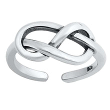 Load image into Gallery viewer, Sterling Silver Knot Toe Ring