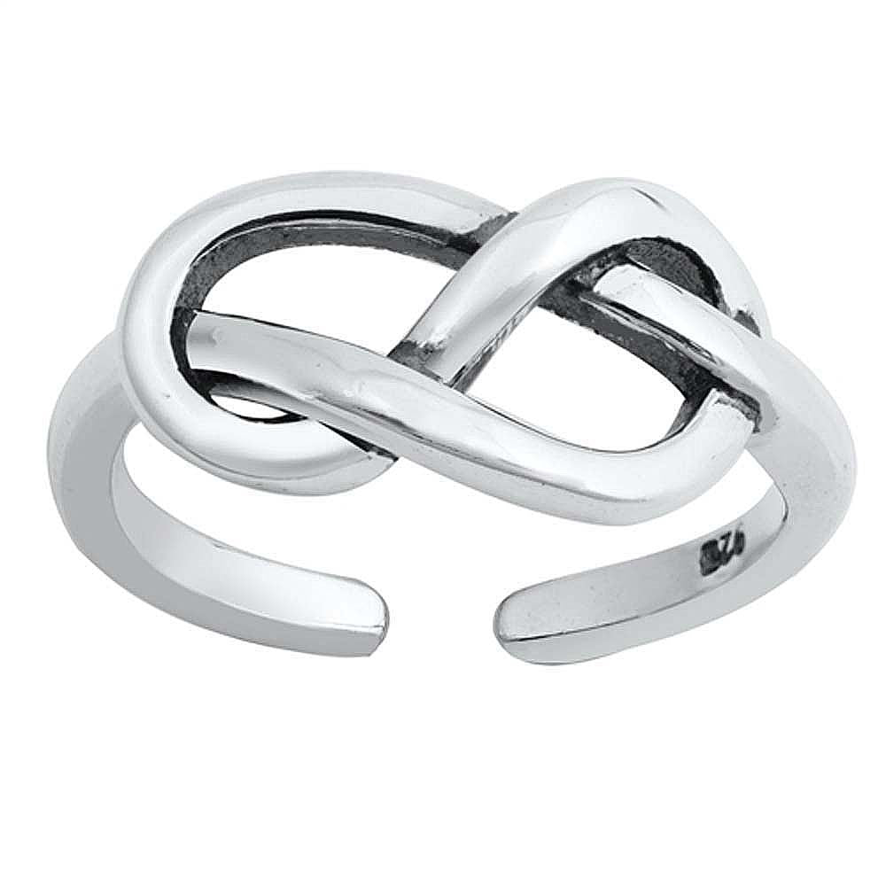 Sterling Silver Knot Toe Ring
