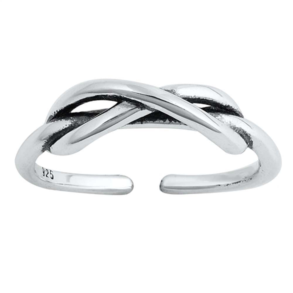 Sterling Silver Infinity Toe Ring