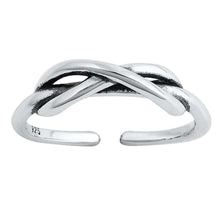 Load image into Gallery viewer, Sterling Silver Infinity Toe Ring
