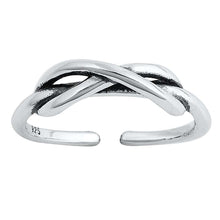 Load image into Gallery viewer, Sterling Silver Infinity Toe Ring