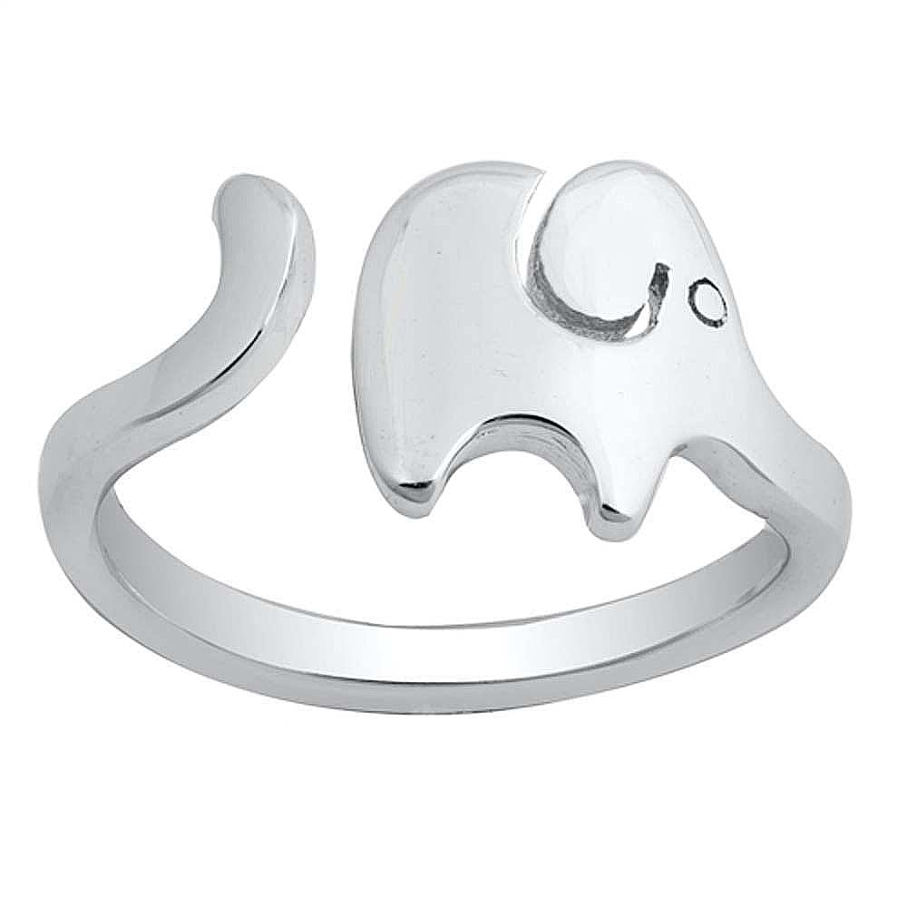Sterling Silver Elephant Toe Ring