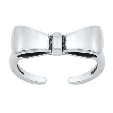 Sterling Silver Bow Toe Ring