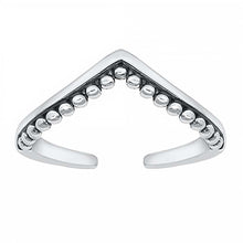 Load image into Gallery viewer, Sterling Silver Wave Toe Ring
