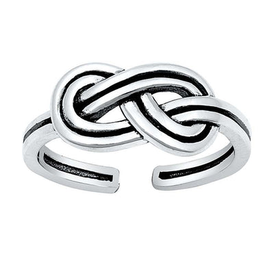 Sterling Silver Knot Toe Ring