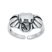 Load image into Gallery viewer, Sterling Silver Elephant Head Toe Ring