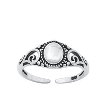 Load image into Gallery viewer, Sterling Silver Oxidized Bali Toe Rings