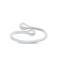 Load image into Gallery viewer, Sterling Silver Rhodium Plated Toe Ring-5.6 mm