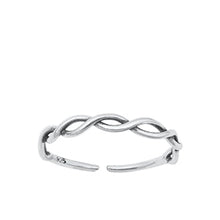 Load image into Gallery viewer, Sterling Silver Oxidized Toe Ring-2.3 mm