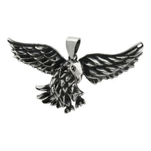 Load image into Gallery viewer, Sterling Silver .925 Landing Eagle Oxidized Pendant