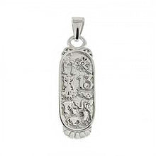 Load image into Gallery viewer, Sterling Silver Lucky Charm Rhodium PendantAnd Length 1 1/8 inchesAnd Width 8.2mm